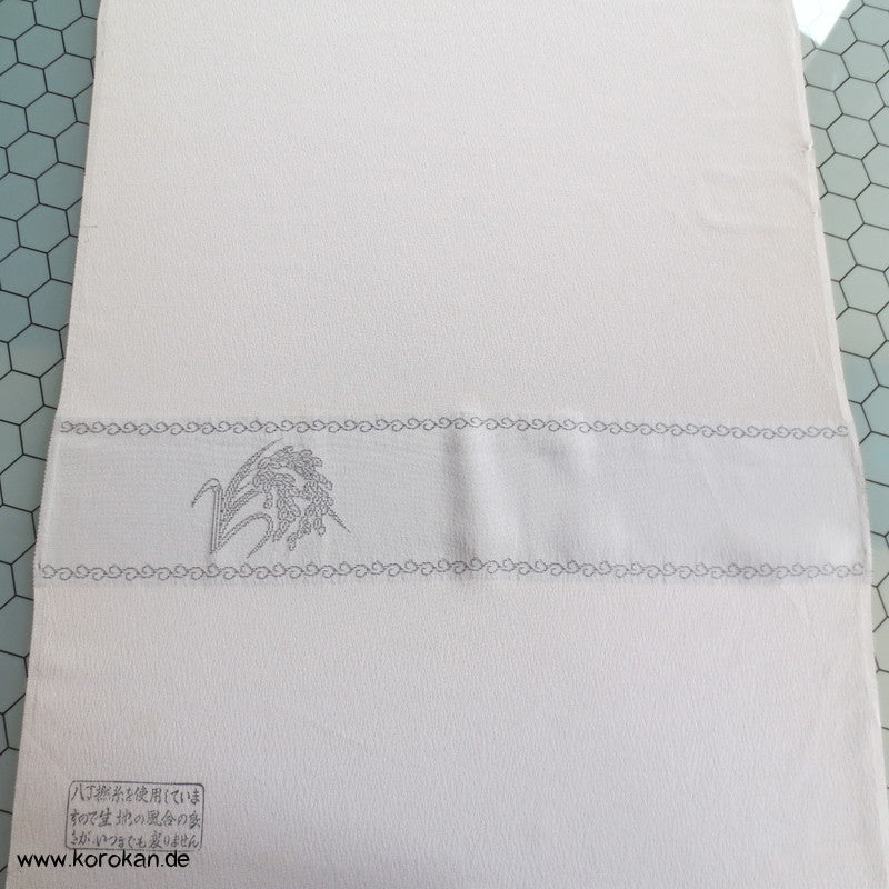 Chrysanthemensträuße, zartfarbig Kimono Seidendamast Stoffrolle