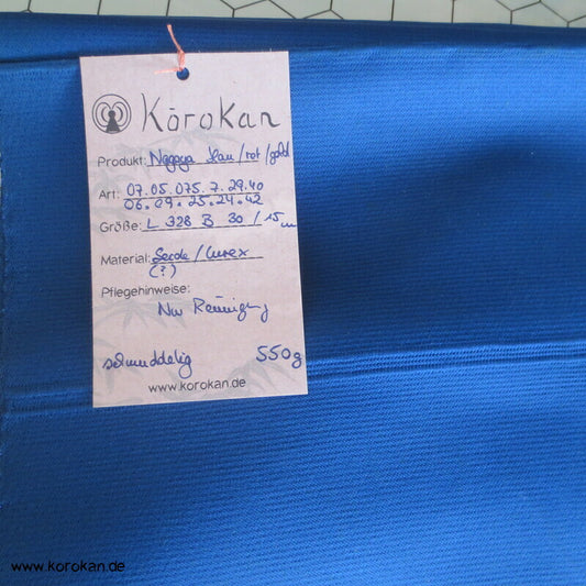 abstrakte Welle auf blau Nagoya Obi