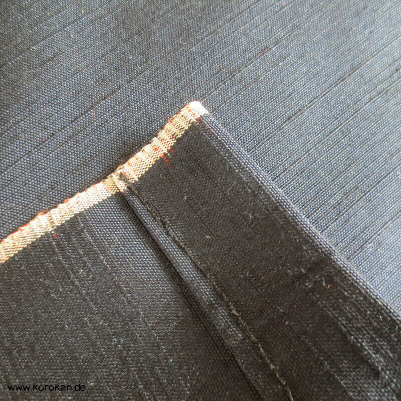Noren Vorhangschal Tsumgi Kimono Seide, Schmetterlinge