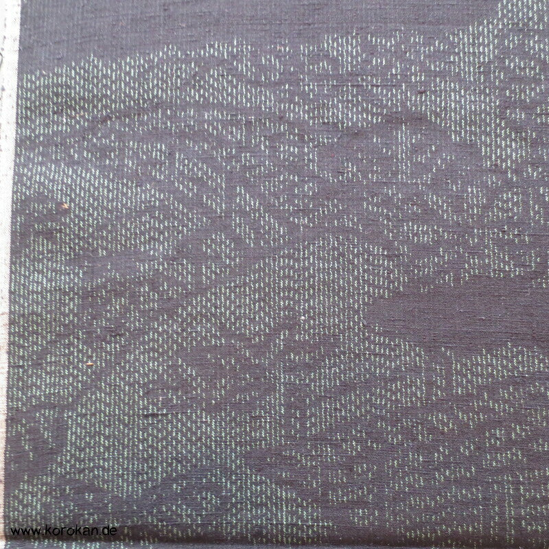 Tanmono Kimono Stoffrolle Tsumugi Seide Kasuri Landschaft