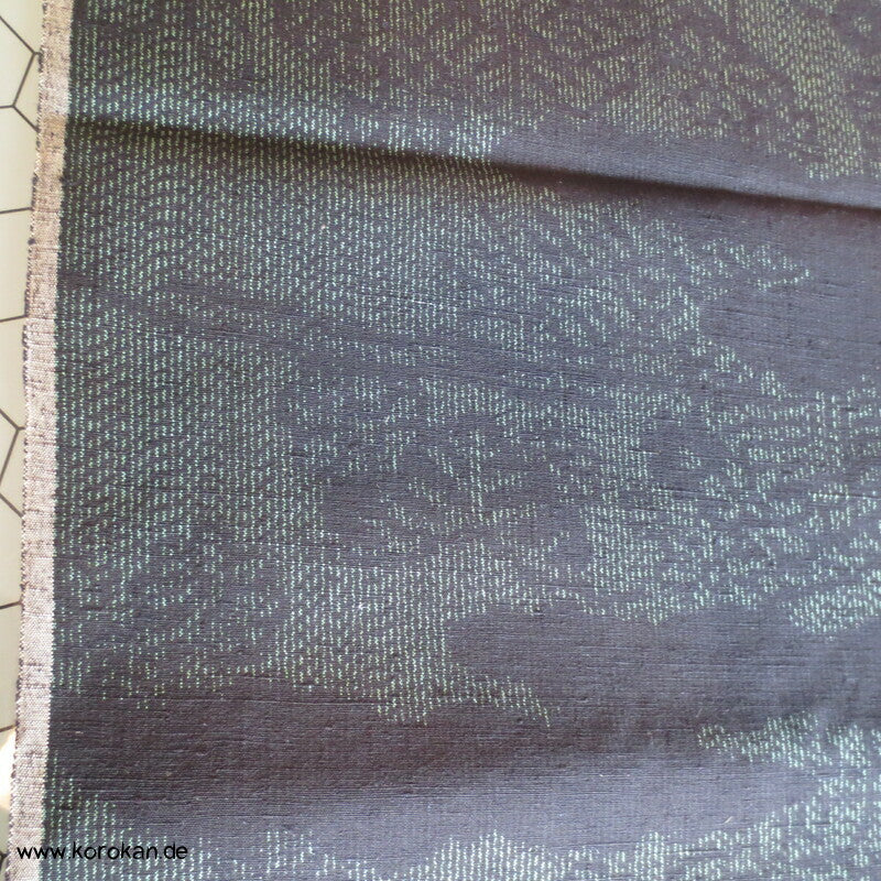 Tanmono Kimono Stoffrolle Tsumugi Seide Kasuri Landschaft