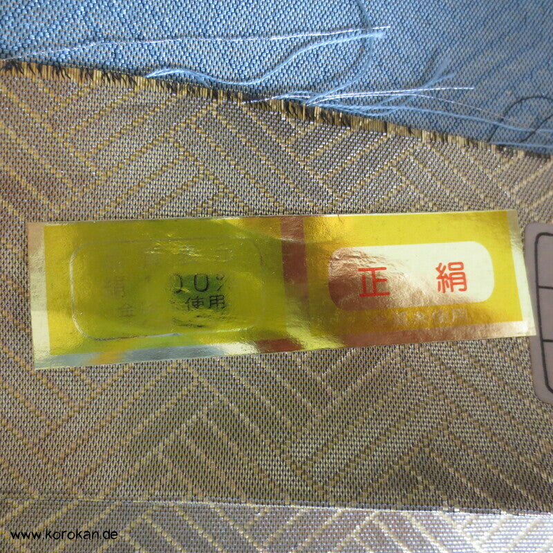 Päonien, Blüten Fukuro Obi Seidenbrokat Kimonogürtel, neu