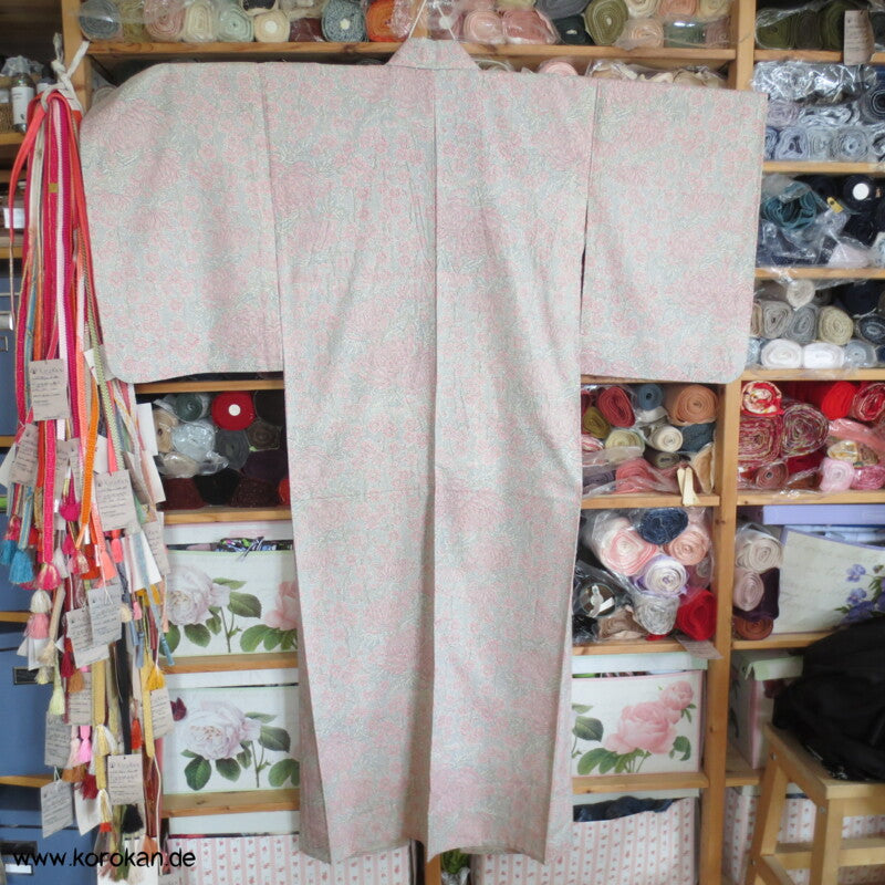 Sakura Druck Hitoe - ungefütterter Kimono