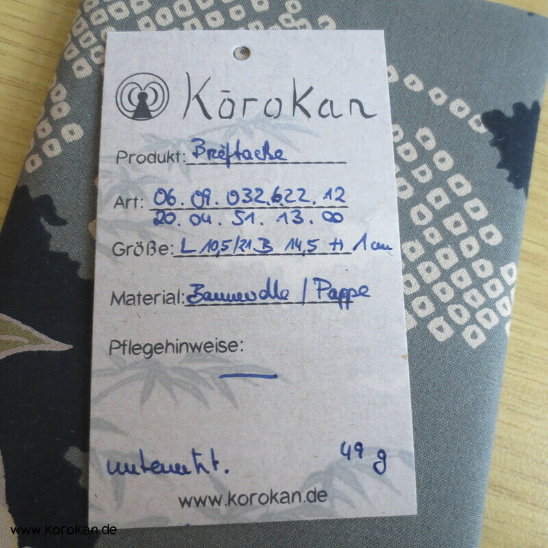 Brieftasche / Scheckkartentasche, dezente Farben