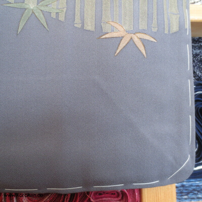 Homongi Seidencrepe Kimono, Künstlermotiv Bambuswald