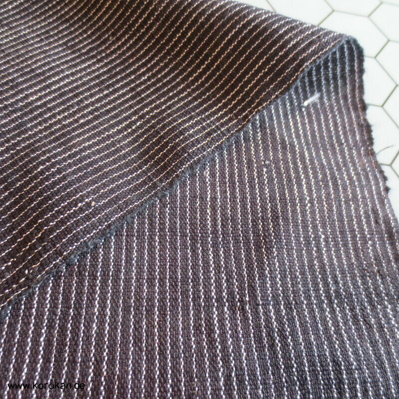 Nadelstreifen Kimono Hakama Stoffrolle, Baumwolle / Seide