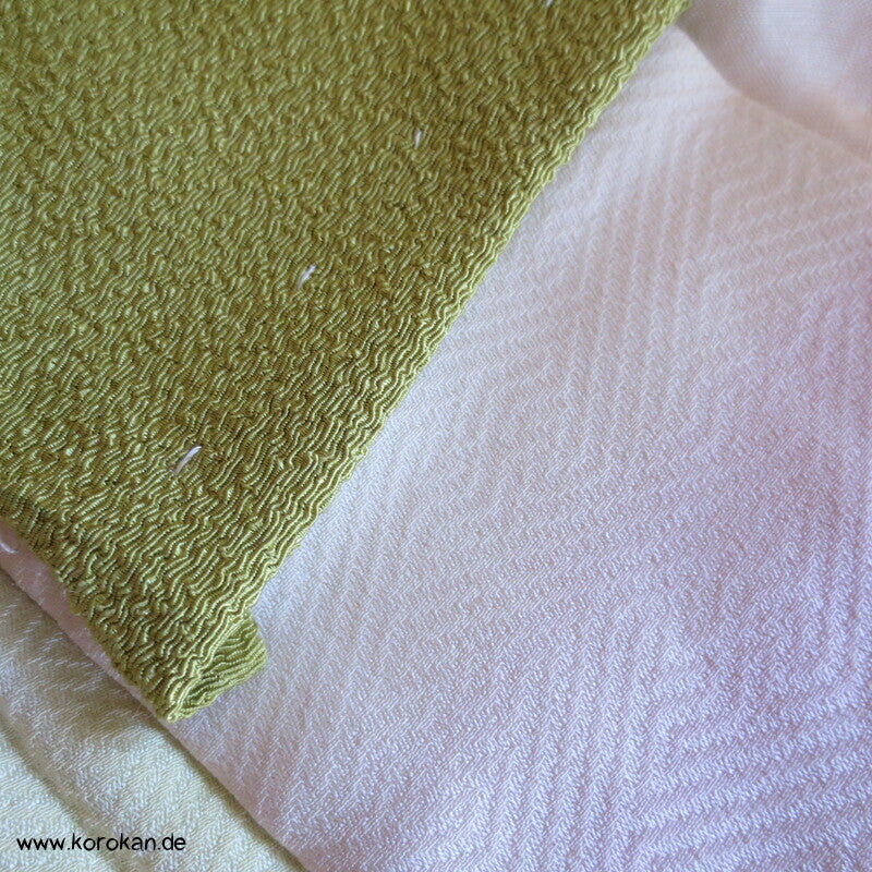 japanischer bunte Nebelschwaden Seide Juban Unterkimono