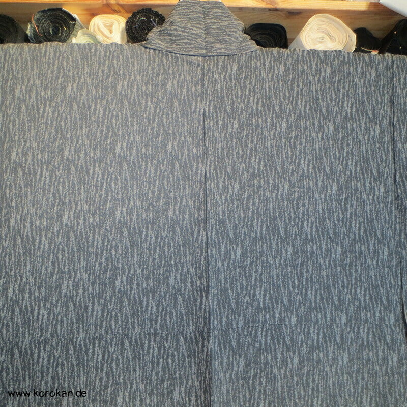 Baumborke grau melierter Komon Kimono