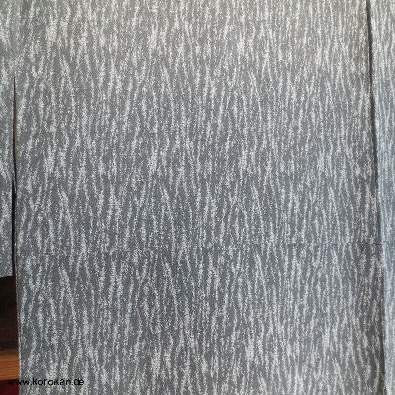Baumborke grau melierter Komon Kimono