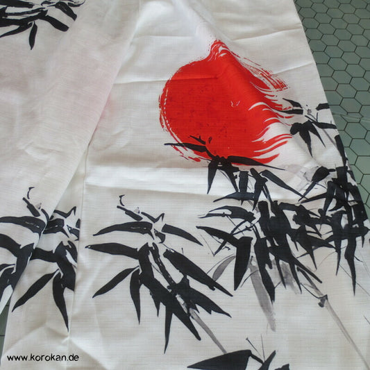 Hose Bambus Motivdruck