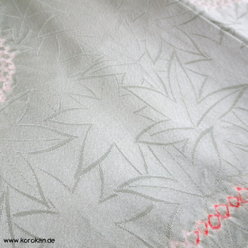 Ahornblätter Shibori Seiden Komon Kimono