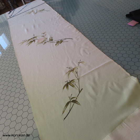 Panel Muster Stoff für Kimono - Blumen, Blätter, abstrakt