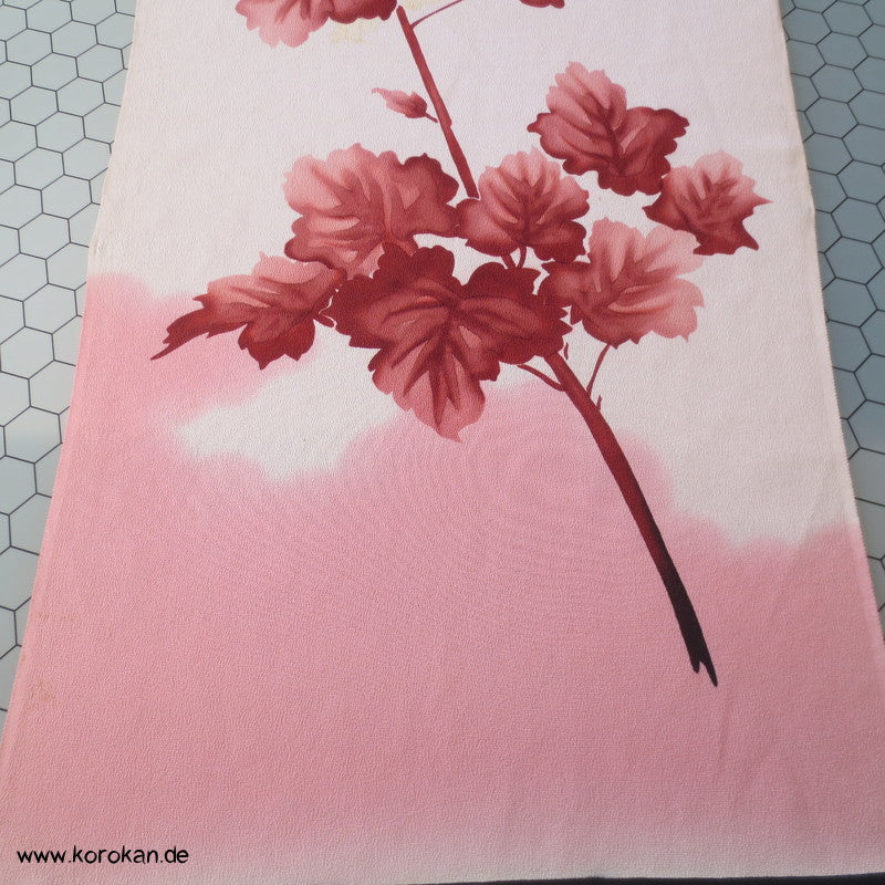 Panel Muster Stoff für Kimono - Blumen, Blätter, abstrakt