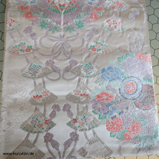 Kranich Kusudama Brokat Fukuro Seidenbrokat Obi Kimonogürtel