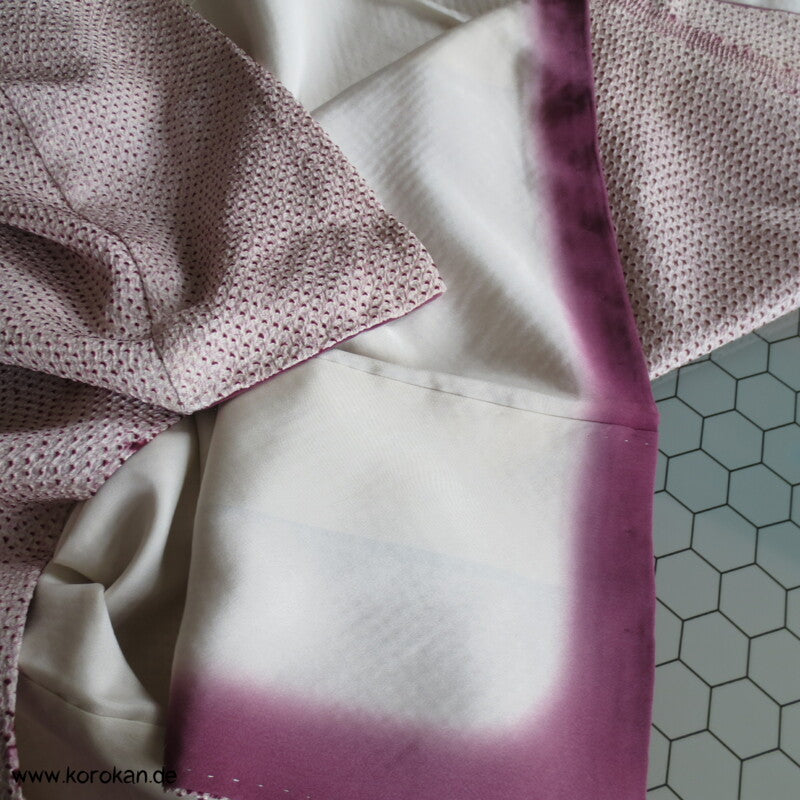 Antiker Shibori - Stickerei Homongi Kimono