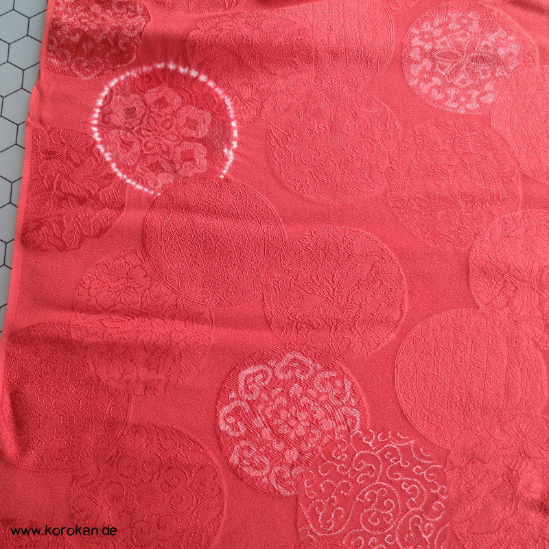 Shibori Spiegel Kimono Seiden Damast Stoffrolle