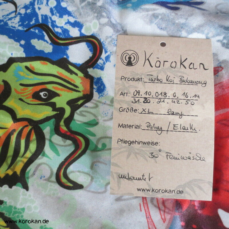 Sport Badeanzug von Turbo mit Koi und Japan Motiven