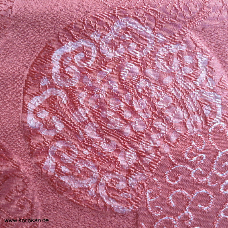Shibori Spiegel Kimono Seiden Damast Stoffrolle