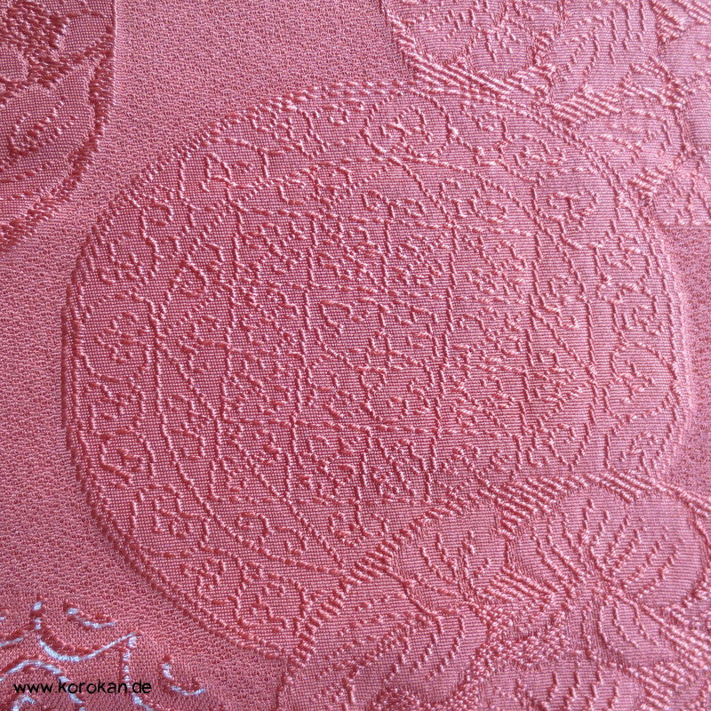 Shibori Spiegel Kimono Seiden Damast Stoffrolle