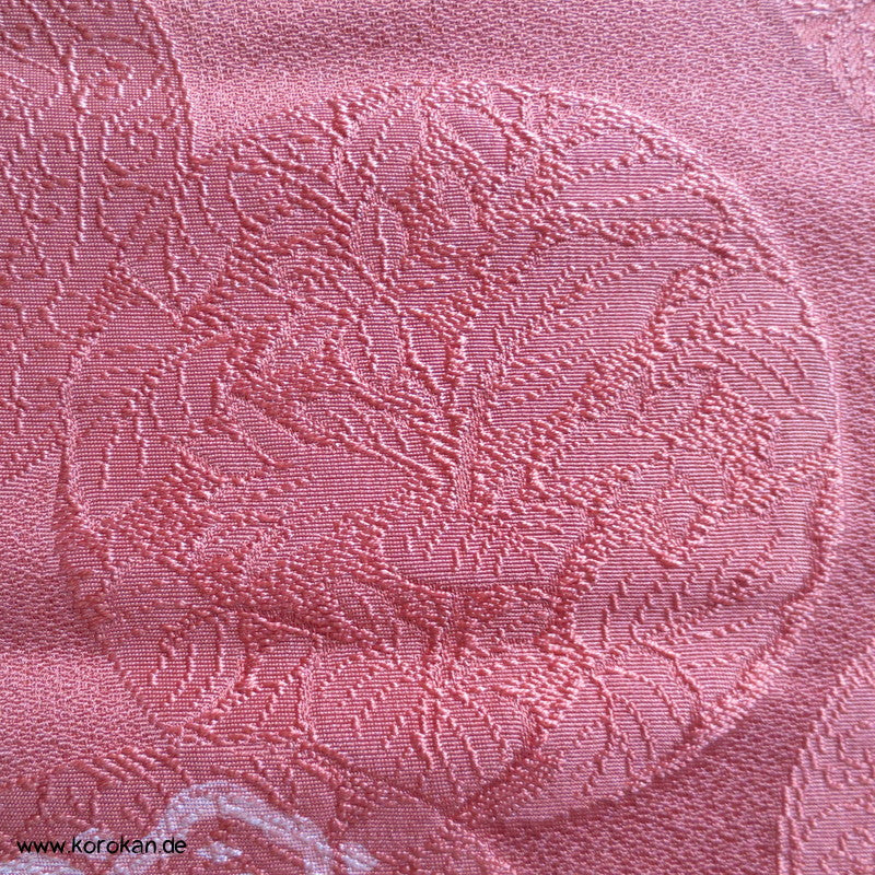Shibori Spiegel Kimono Seiden Damast Stoffrolle