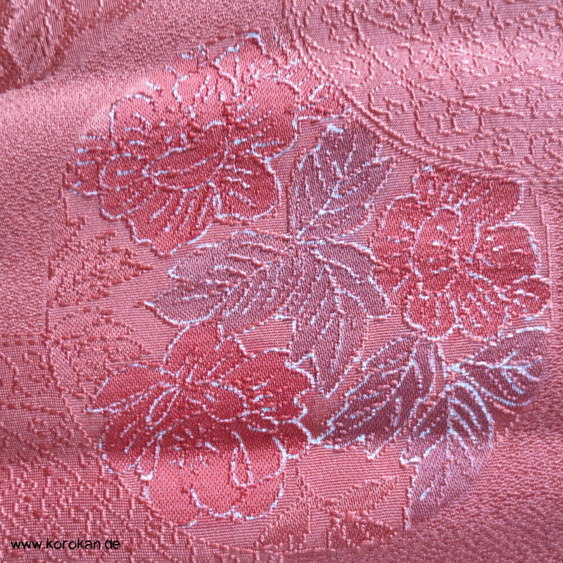Shibori Spiegel Kimono Seiden Damast Stoffrolle