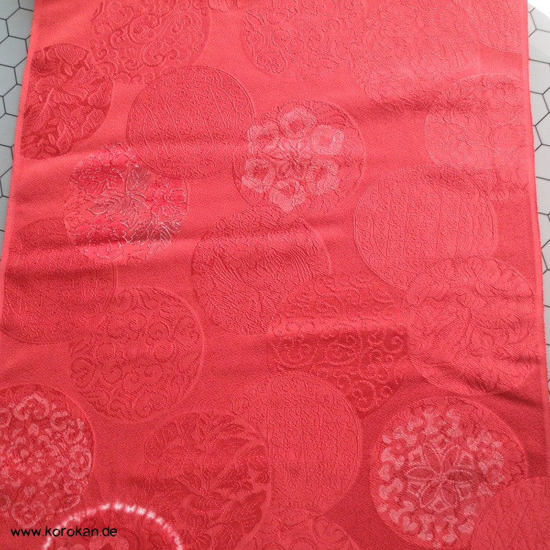 Shibori Spiegel Kimono Seiden Damast Stoffrolle