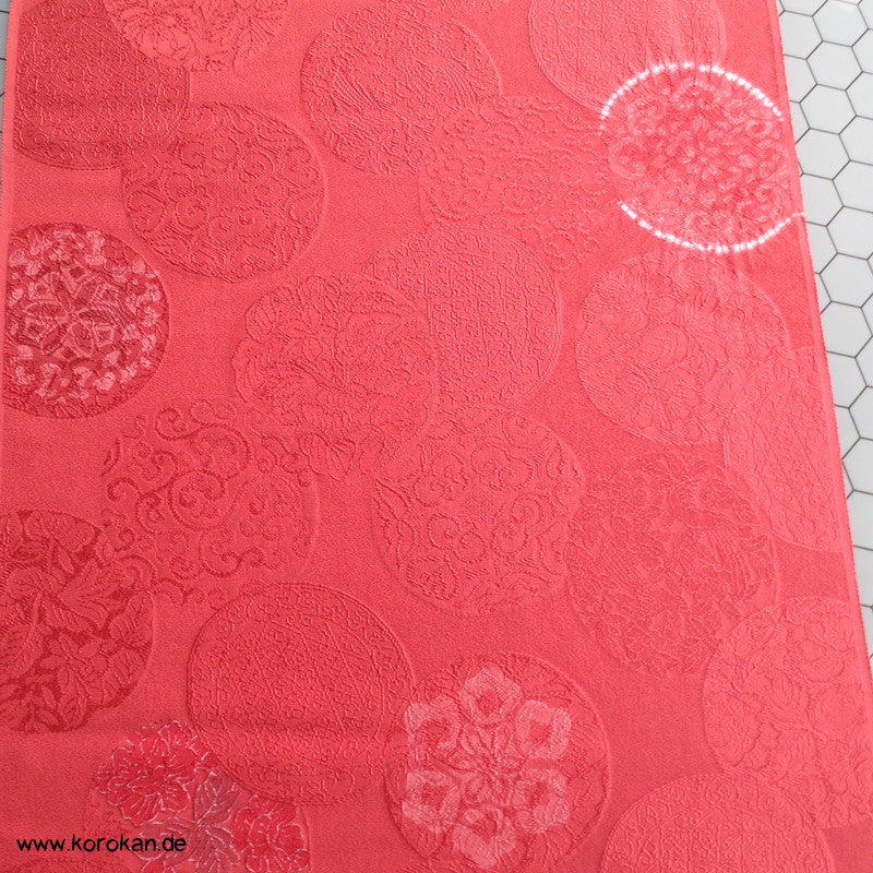 Shibori Spiegel Kimono Seiden Damast Stoffrolle