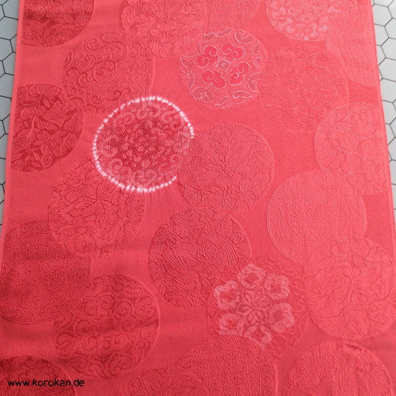 Shibori Spiegel Kimono Seiden Damast Stoffrolle