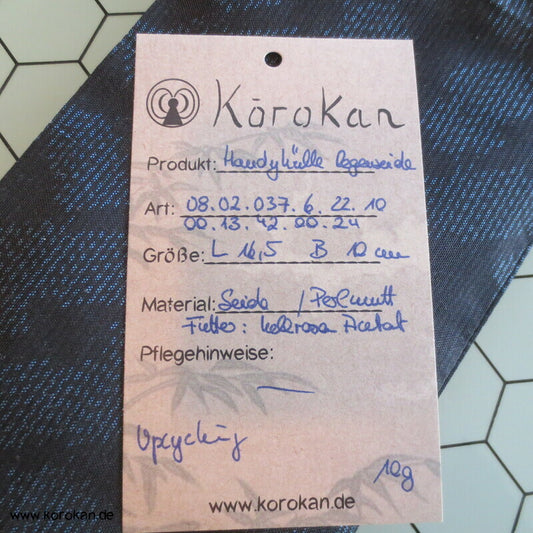 Handytaschen - Schutzhüllen aus Regenmantel Seide, gefüttert