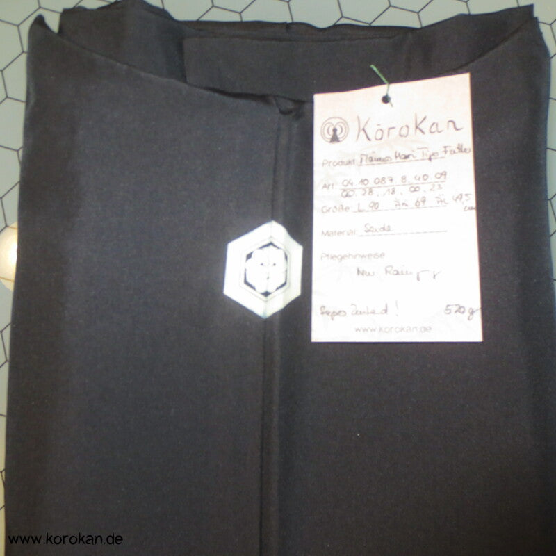 gemalter Tiger Futter, 5 Kikko Mon schwarze Haori Kimono Jacke