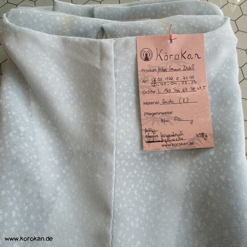 bunte Disteln Hitoe Homongi Kimono