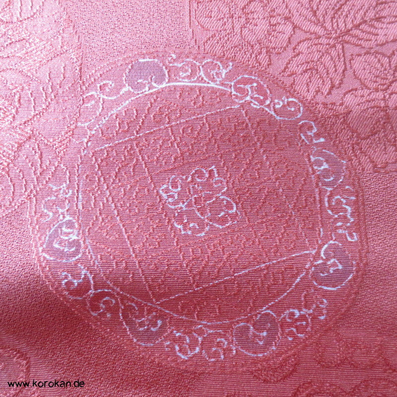 Shibori Spiegel Kimono Seiden Damast Stoffrolle
