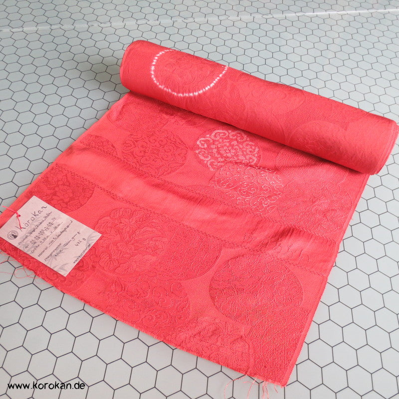 Shibori Spiegel Kimono Seiden Damast Stoffrolle