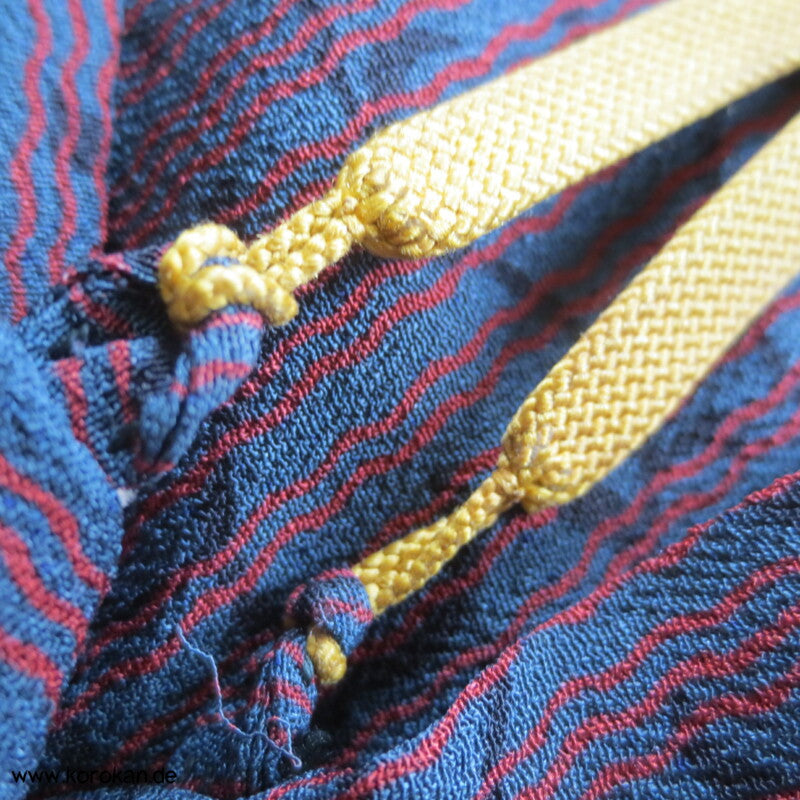 Karakusa Arabesken Haori - Kimono Jacke Seiden Chirimen Crepe