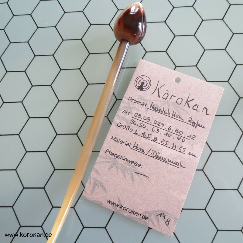 Haarstab Knospe Horn