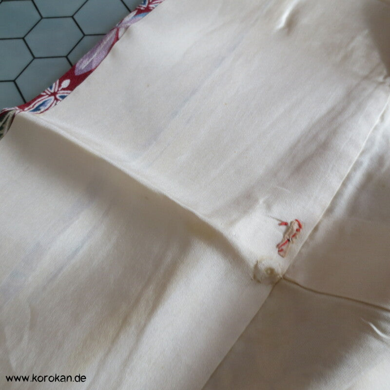 Shippo Muster aus Bambusblättern Komon Kimono