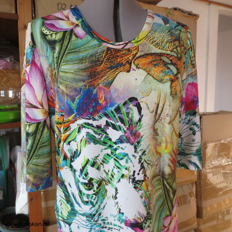 Tiger T Shirt Viskosejersey Halbarm