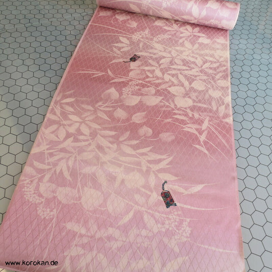 Tatewaku und Amulette Seide / Wolle Damast Kimono Tanmono Stoffrolle