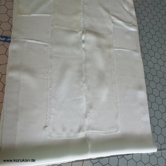 Araihari Kimono Hakkake Honan Seide blass jade