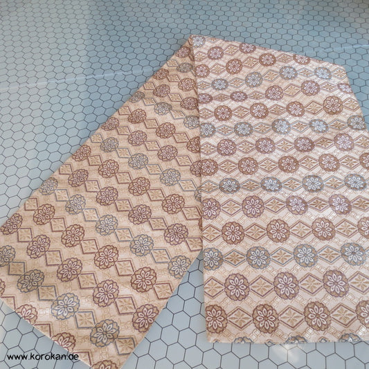 Mini Maru Obi Seidenjacquard, Set, Deckchen, Tischmittelstück, Fukusa