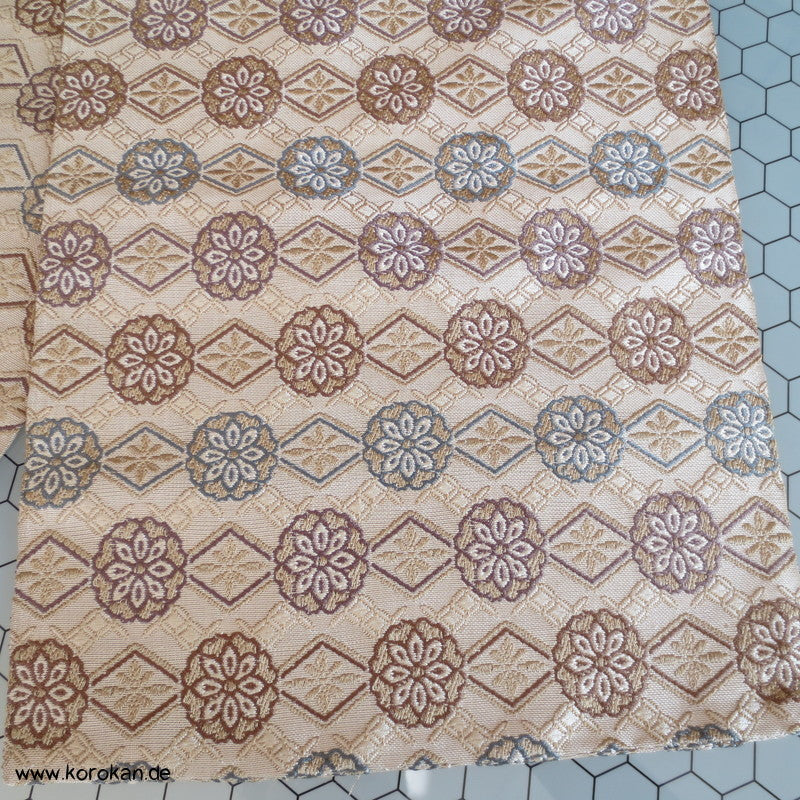 Mini Maru Obi Seidenjacquard, Set, Deckchen, Tischmittelstück, Fukusa