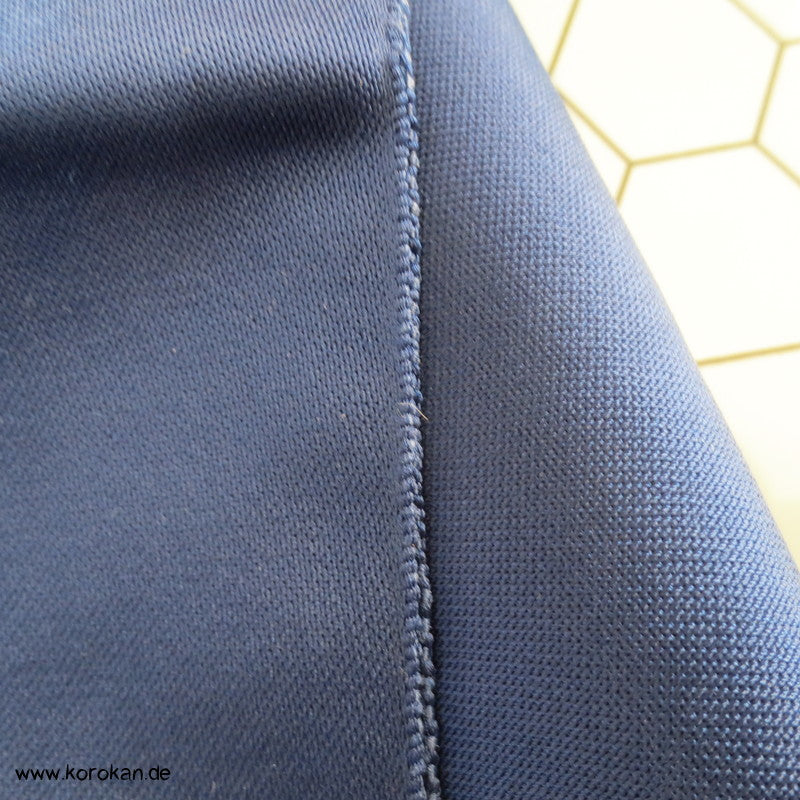 Schmetterlinge auf blau - Nagoya Brokat Obi - Synthetik