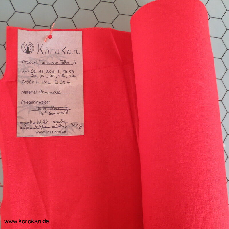 japanisches rotes Batist Baumwollfutter für Kimono