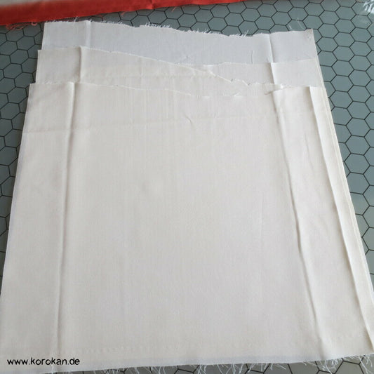 Araihari Kimono Hakkake Bokashi Farbverlaufsrand Futter Reste