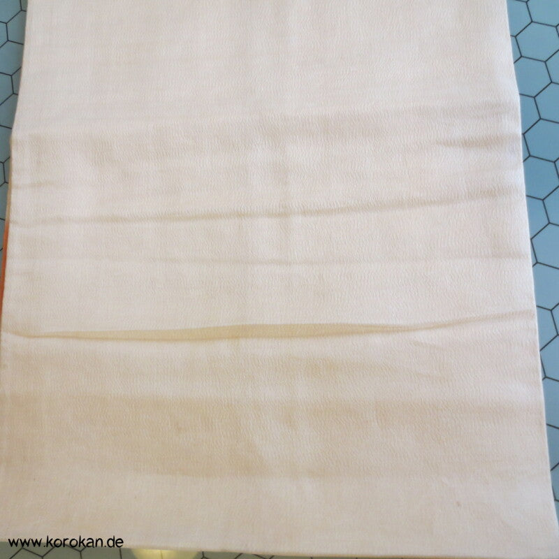 Ume Blüten und Räder, Chrysanthemen antiker handbestickter Fukuro Obi