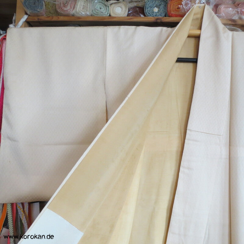 bunte brechende Wellen Seidendamast Homongi Kimono