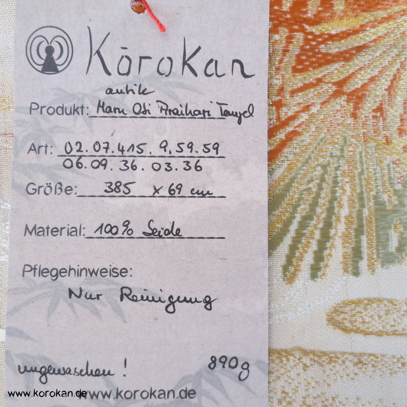 Tempel zwischen Pinien Araihari Stoff für Maru Obi