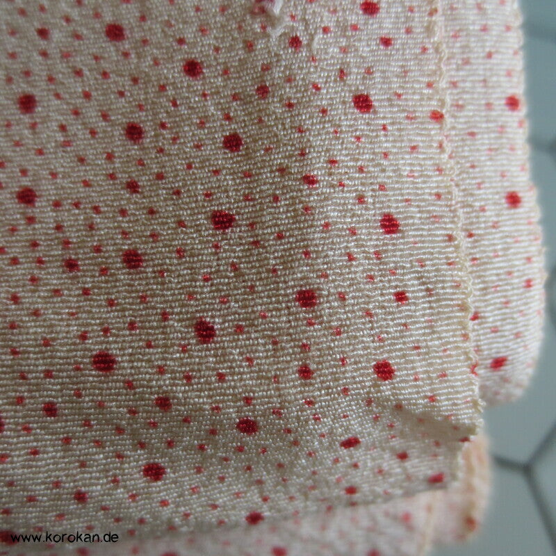 kleine Punkte, Shippo Chirimen Crepe Seide Araihari Kimono