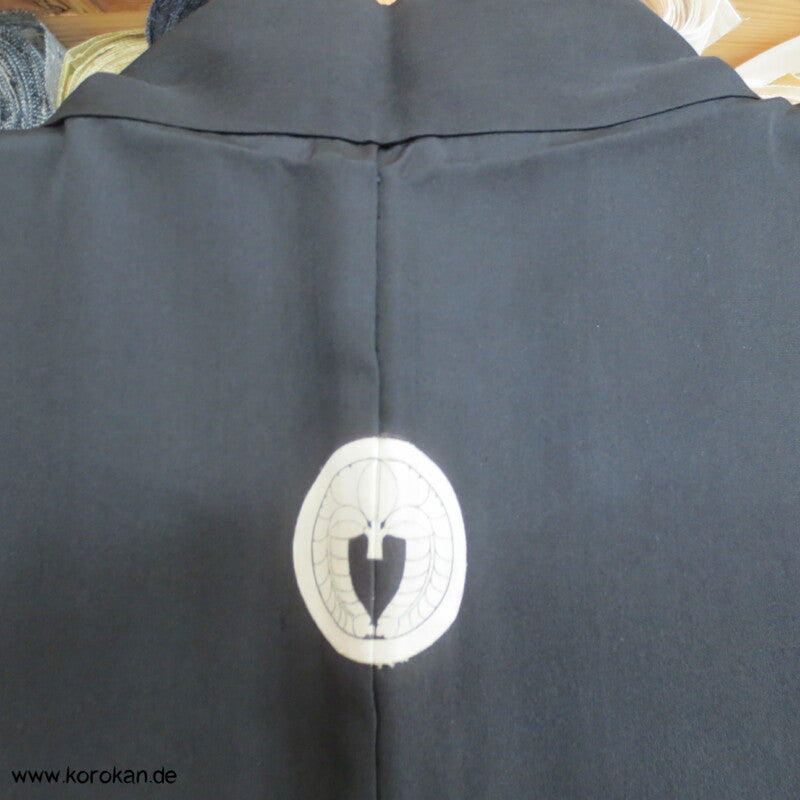 gewebter Tempelburg Futter, 5 Wisteria Mon Haori Jacke