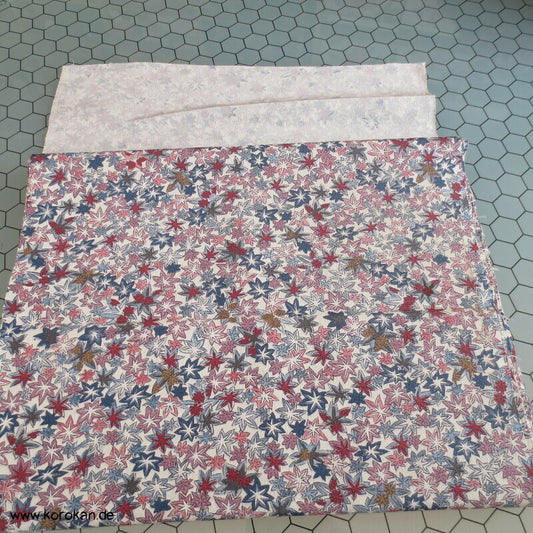 Ahornblatt Araihari Kimono Chirimen Crepe Seide